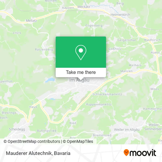 Карта Mauderer Alutechnik