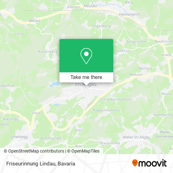 Карта Friseurinnung Lindau