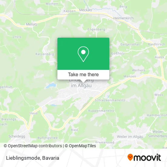 Карта Lieblingsmode