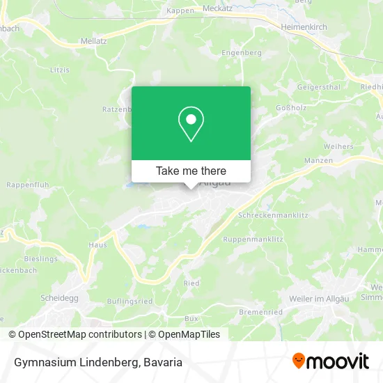 Карта Gymnasium Lindenberg