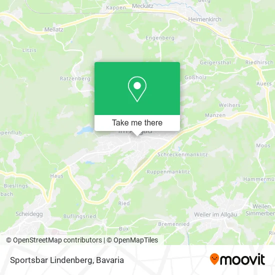 Карта Sportsbar Lindenberg