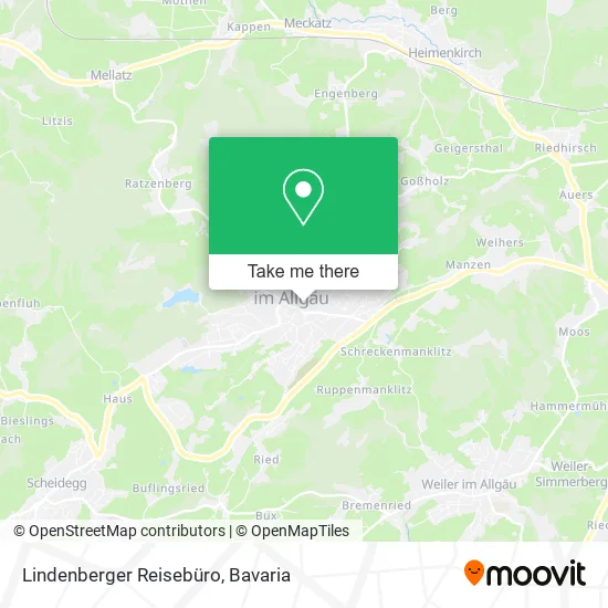 Lindenberger Reisebüro map