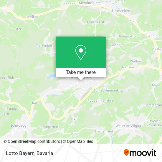 Карта Lotto Bayern