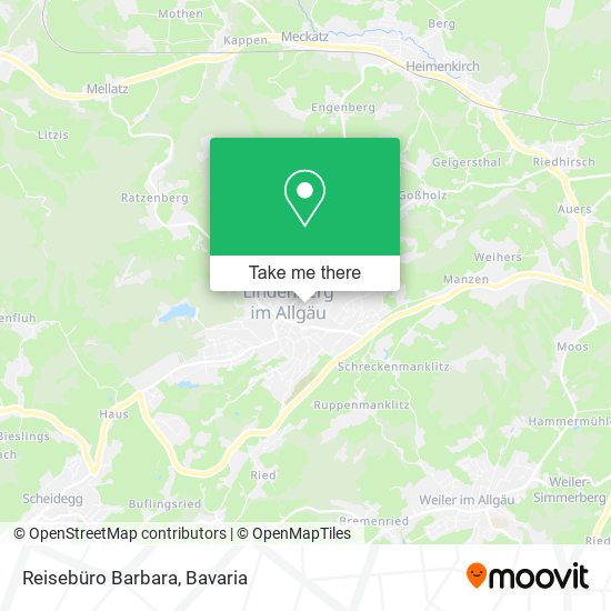 Reisebüro Barbara map