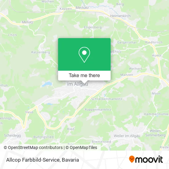 Карта Allcop Farbbild-Service