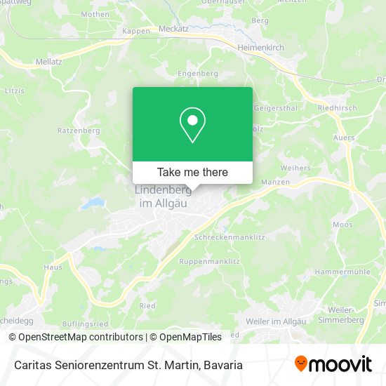 Caritas Seniorenzentrum St. Martin map