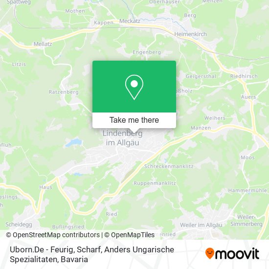 Uborn.De - Feurig, Scharf, Anders Ungarische Spezialitaten map