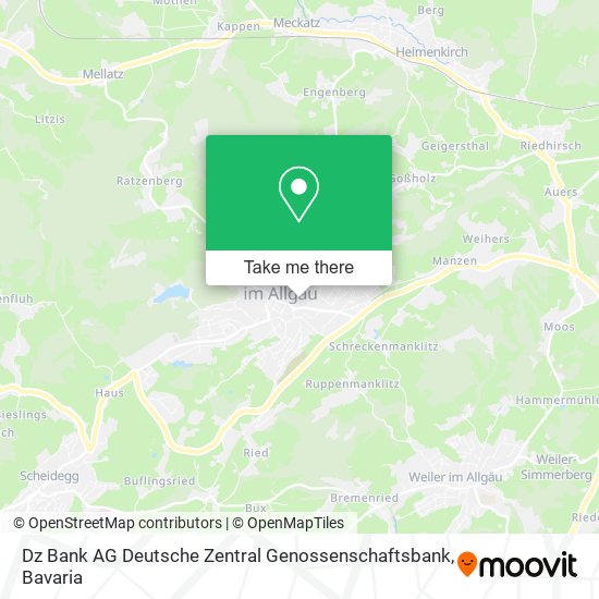 Dz Bank AG Deutsche Zentral Genossenschaftsbank map