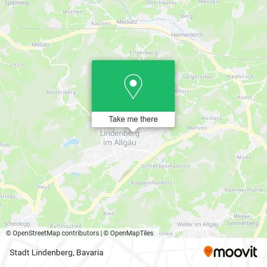 Карта Stadt Lindenberg