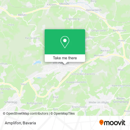 Карта Amplifon