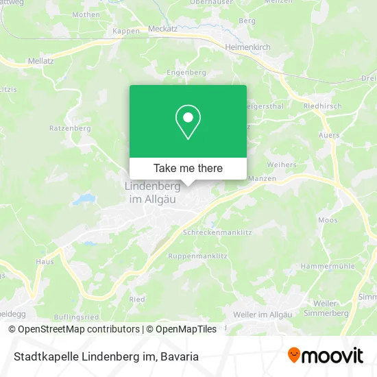Карта Stadtkapelle Lindenberg im