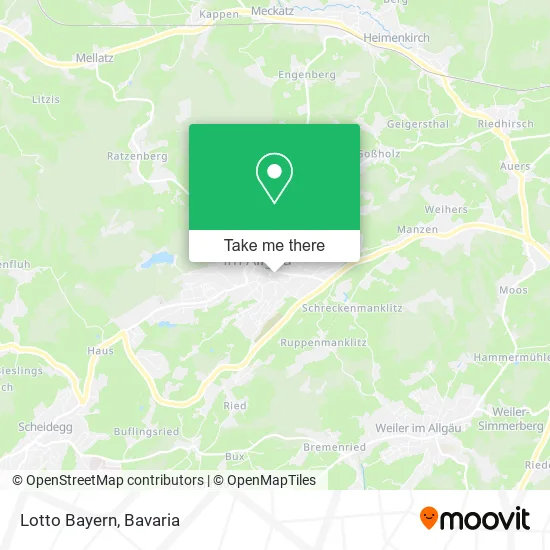 Карта Lotto Bayern