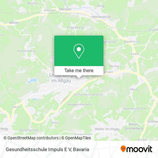 Gesundheitsschule Impuls E V map