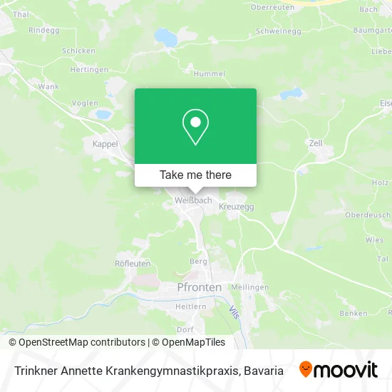 Карта Trinkner Annette Krankengymnastikpraxis
