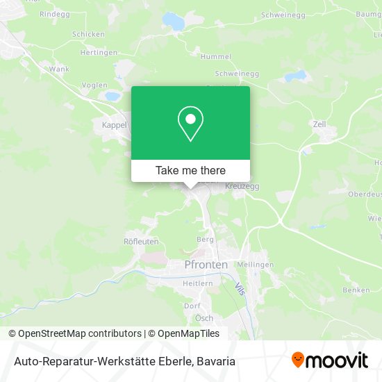 Auto-Reparatur-Werkstätte Eberle map