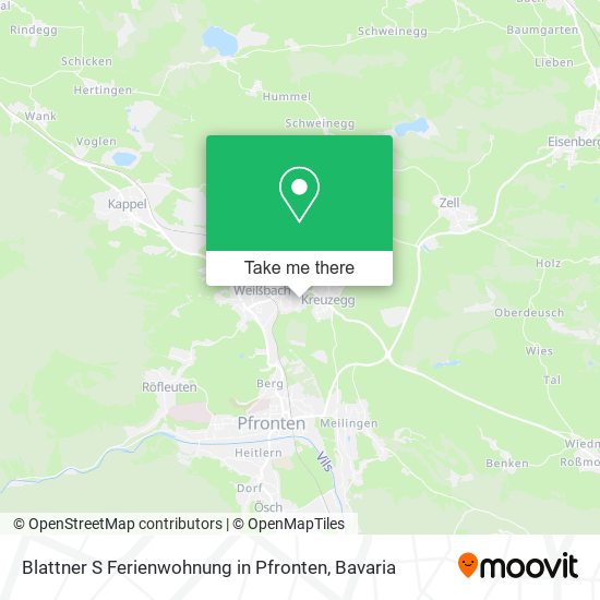 Blattner S Ferienwohnung in Pfronten map