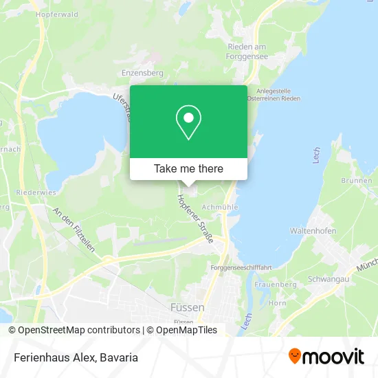 Карта Ferienhaus Alex
