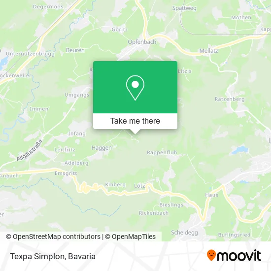Карта Texpa Simplon