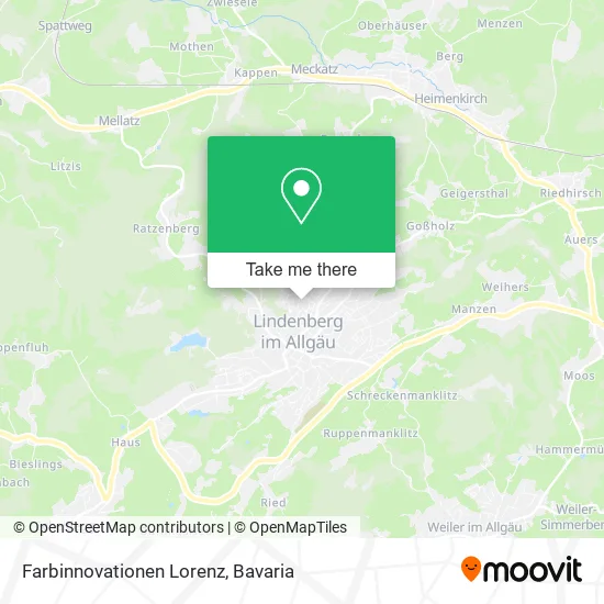 Карта Farbinnovationen Lorenz