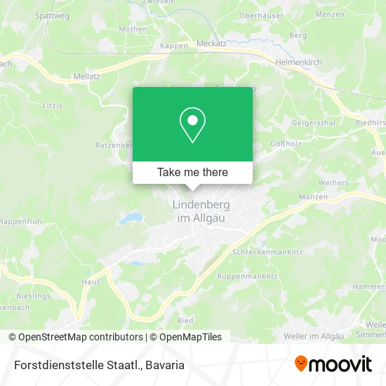 Карта Forstdienststelle Staatl.