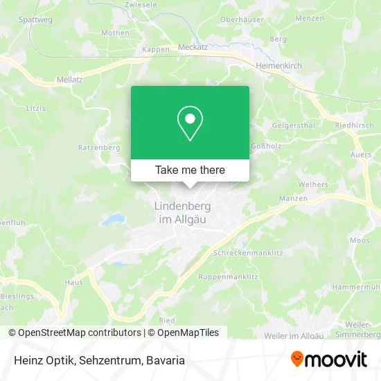 Карта Heinz Optik, Sehzentrum