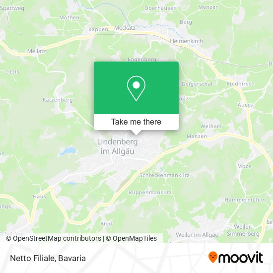 Карта Netto Filiale