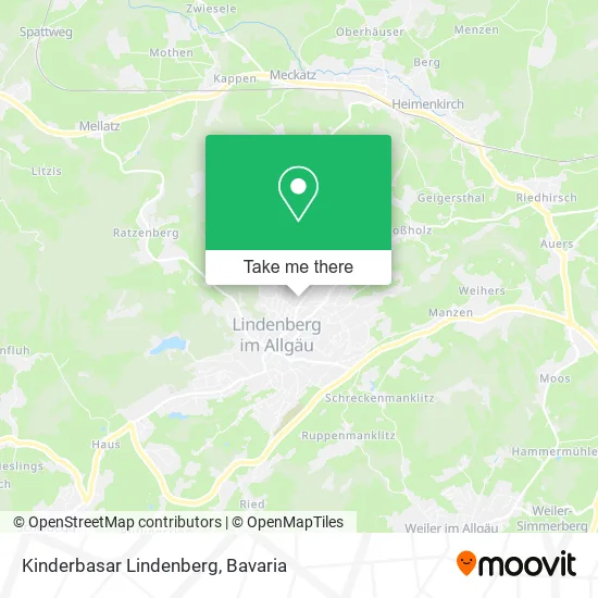 Карта Kinderbasar Lindenberg