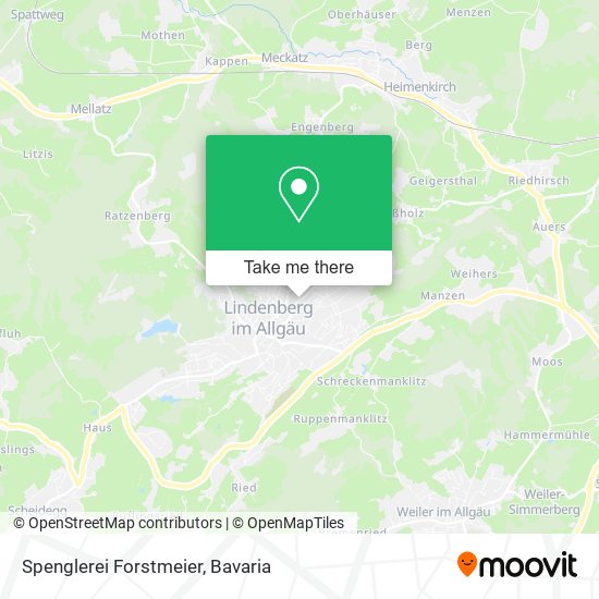 Карта Spenglerei Forstmeier