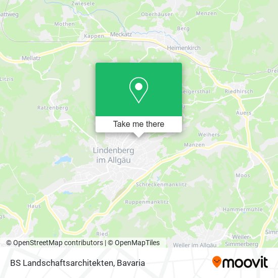 BS Landschaftsarchitekten map