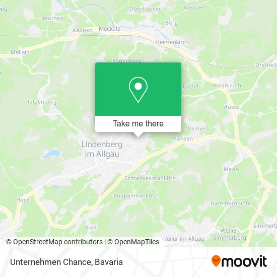Карта Unternehmen Chance
