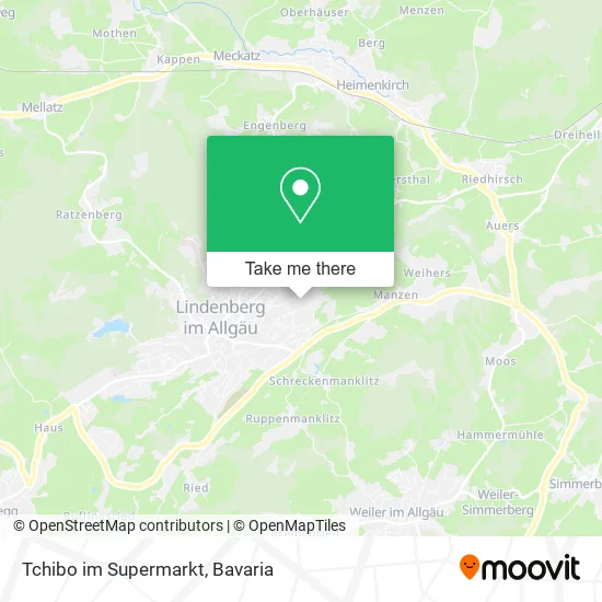 Карта Tchibo im Supermarkt