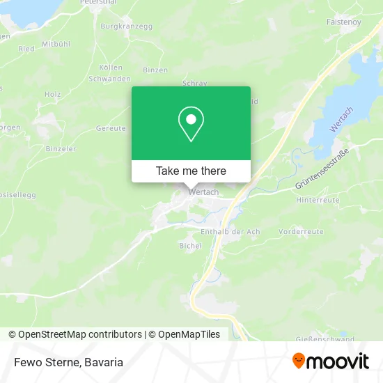 Карта Fewo Sterne