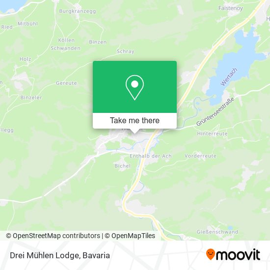 Drei Mühlen Lodge map