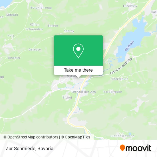 Карта Zur Schmiede