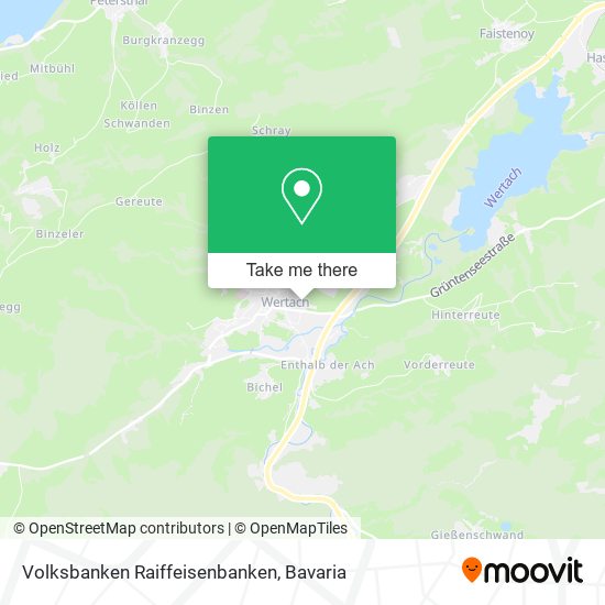 Volksbanken Raiffeisenbanken map