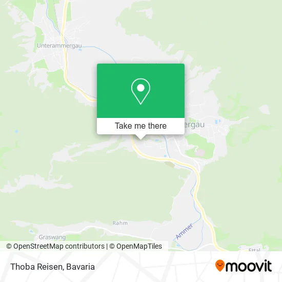 Thoba Reisen map