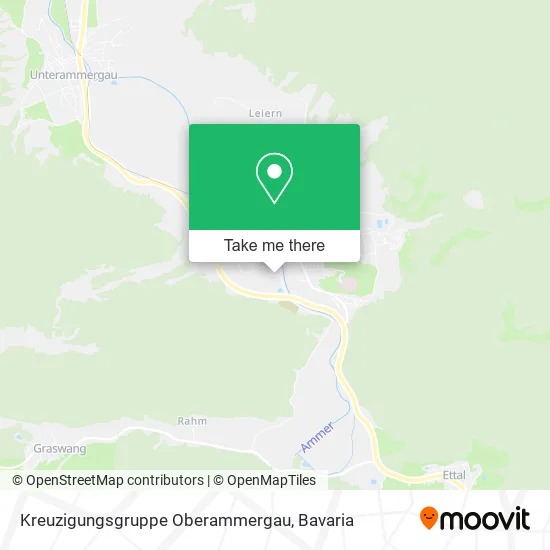 Карта Kreuzigungsgruppe Oberammergau