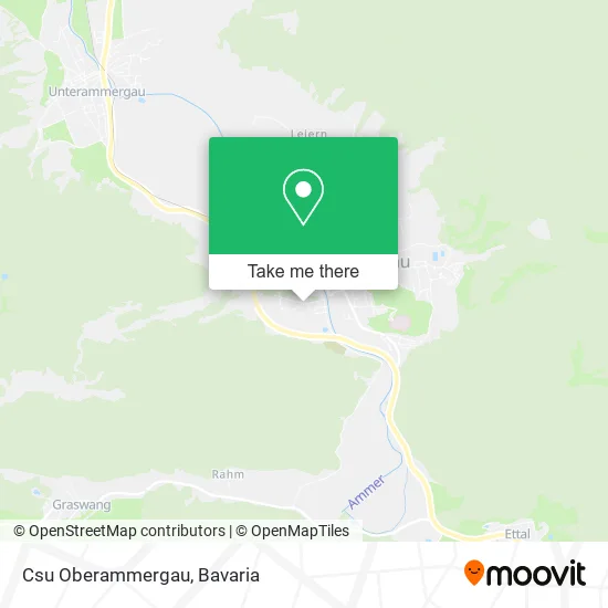 Csu Oberammergau map