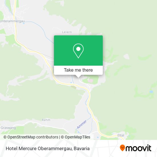 Hotel Mercure Oberammergau map