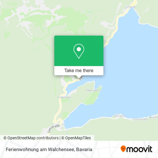 Ferienwohnung am Walchensee map