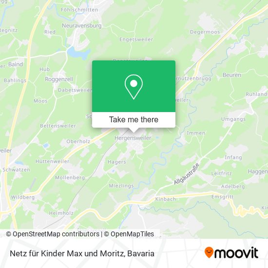 Карта Netz für Kinder Max und Moritz