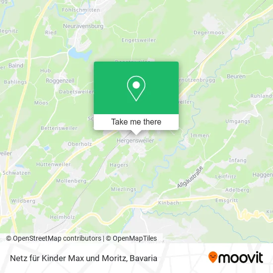 Карта Netz für Kinder Max und Moritz
