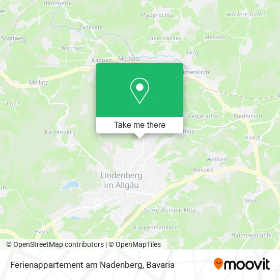 Карта Ferienappartement am Nadenberg
