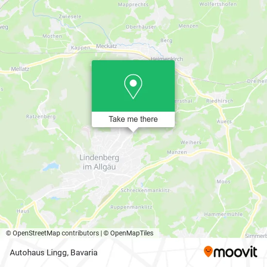 Карта Autohaus Lingg