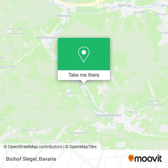 Карта Biohof Siegel