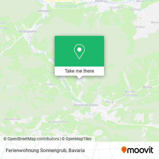 Ferienwohnung Sonnengrub map