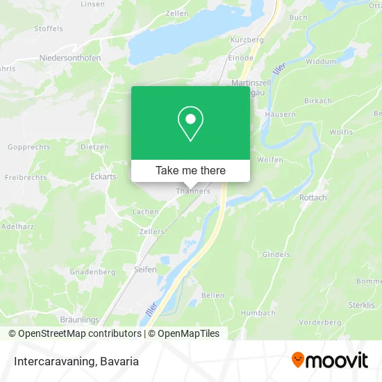 Карта Intercaravaning