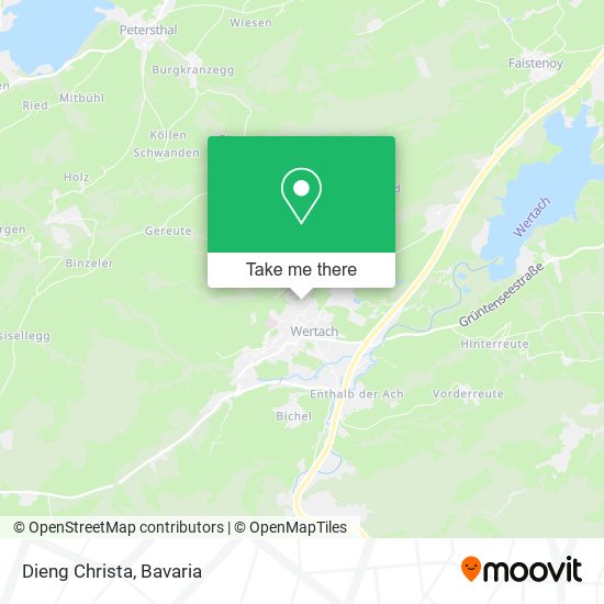 Dieng Christa map