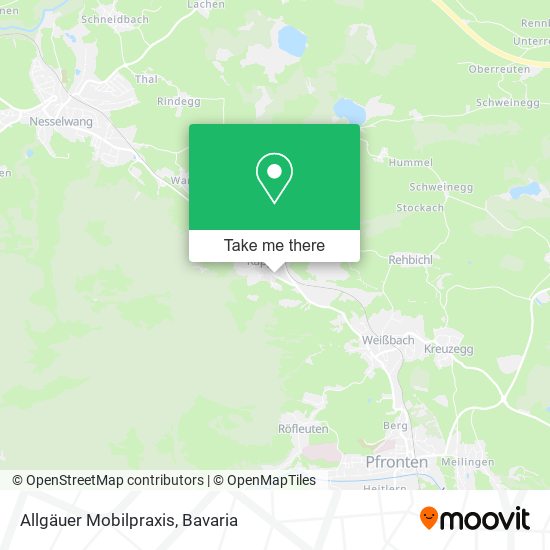 Allgäuer Mobilpraxis map