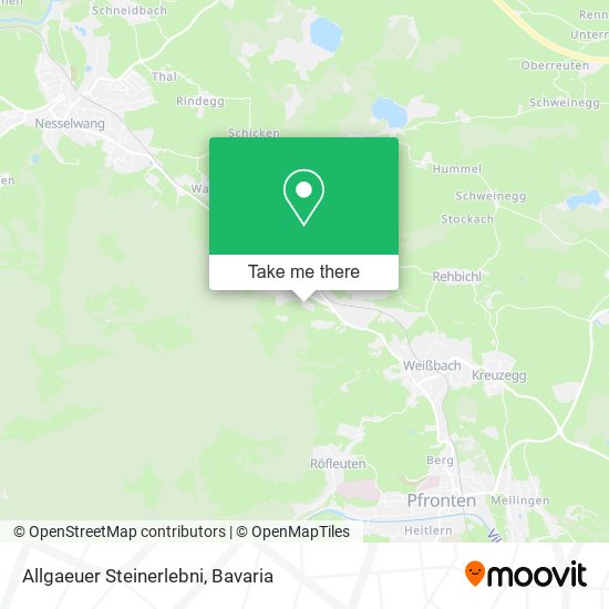 Allgaeuer Steinerlebni map
